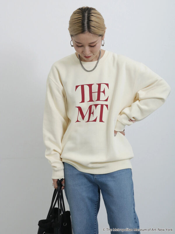 EC限定》【THE MET】裏起毛スウェット（キナリ/ＴＯＰグレー/トップス