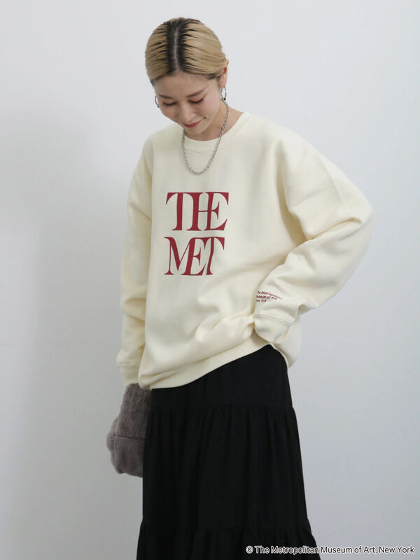 EC限定》【THE MET】裏起毛スウェット（キナリ/ＴＯＰグレー/トップス