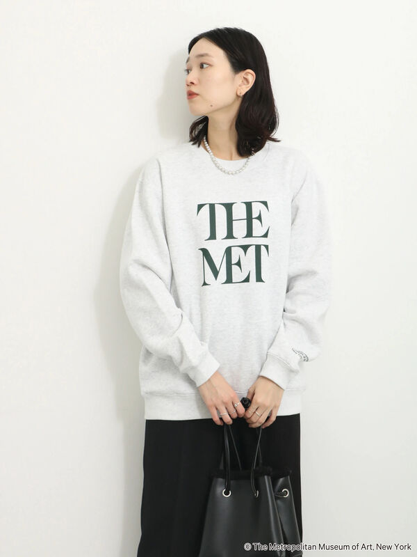 EC限定》【THE MET】裏起毛スウェット（キナリ/ＴＯＰグレー/トップス