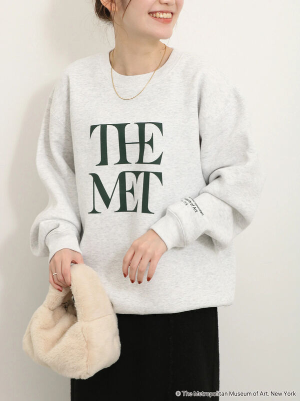 EC限定》【THE MET】裏起毛スウェット（キナリ/ＴＯＰグレー/トップス