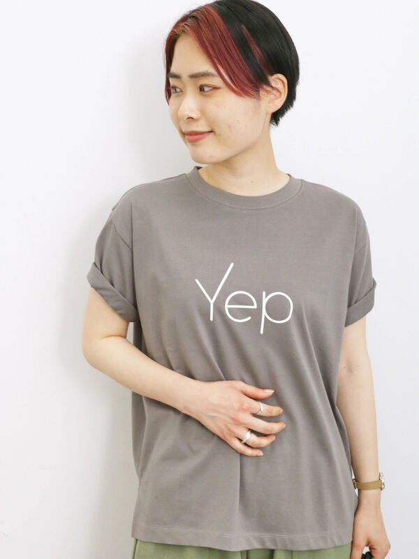セール】 【接触冷感】ロゴTシャツ（オフホワイト/グレー/ブラック 