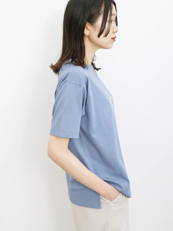 セール】 【接触冷感】ロゴTシャツ（オフホワイト/グレー/ブラック 