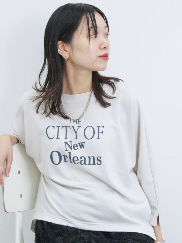 プチプラコーデ♡ドルマンカットソー七分袖(^^)美品 【公式通販】
