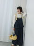 【ECO DENIM】ペプラムキャミワンピース（チャコールグレー/ブルー/ネイビー）｜Samansa Mos2 blue（サマンサモスモス ブルー）通販
