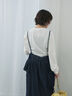 【ECO DENIM】ペプラムキャミワンピース（チャコールグレー/ブルー/ネイビー）｜Samansa Mos2 blue（サマンサモスモス ブルー）通販