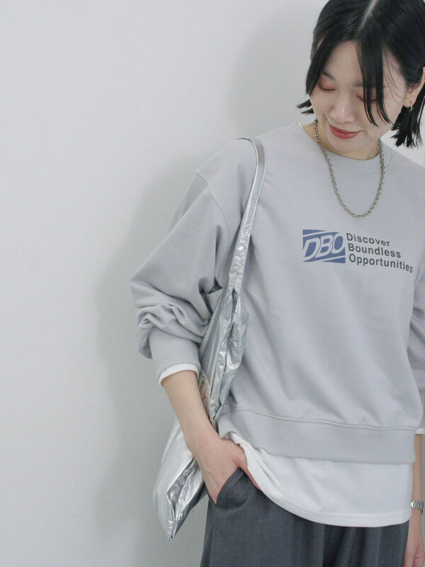 セール】 ミニ裏毛アソートプリントプルオーバー（オフホワイト