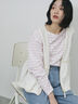 【ECO DENIM】 ペプラムベスト（オフホワイト）｜Samansa Mos2 blue（サマンサモスモス ブルー）通販