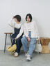 【ECO DENIM】 ペプラムベスト（オフホワイト/チャコールグレー）｜Samansa Mos2 blue（サマンサモスモス ブルー）通販