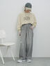 【ECO DENIM】ウエストフリルパンツ（グレー/サックスブルー/ブルー）｜Samansa Mos2 blue（サマンサモスモス ブルー）通販