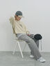 【ECO DENIM】ウエストフリルパンツ（グレー/サックスブルー/ブルー）｜Samansa Mos2 blue（サマンサモスモス ブルー）通販