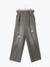 【ECO DENIM】ウエストフリルパンツ（グレー/サックスブルー/ブルー）｜Samansa Mos2 blue（サマンサモスモス ブルー）通販