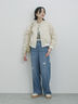 【ECO DENIM】ウエストフリルパンツ（グレー/サックスブルー/ブルー）｜Samansa Mos2 blue（サマンサモスモス ブルー）通販