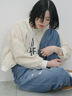 【ECO DENIM】ウエストフリルパンツ（グレー/サックスブルー/ブルー）｜Samansa Mos2 blue（サマンサモスモス ブルー）通販