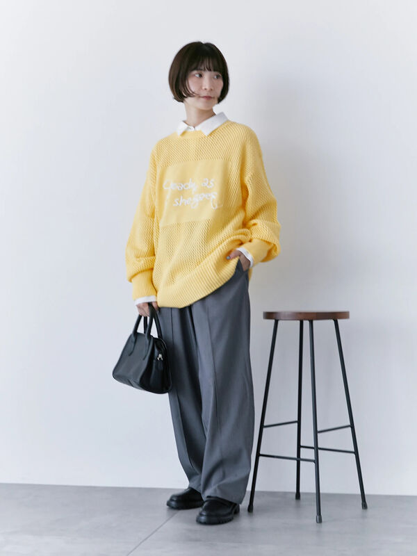 サマンサモスモス トップス　プルオーバー　チェック　フィッシュテール　レディース Samansa Mos2（サマンサ モスモス）の「プルオーバーベスト
