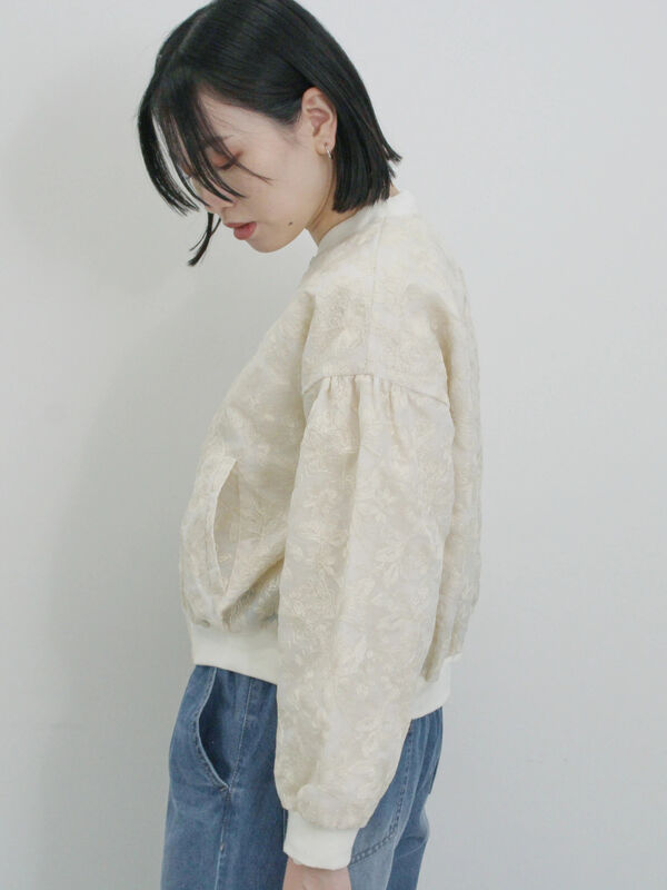 Sov.（ソブ）の「刺繍付きシースルーブルゾン（ブルゾン）」 - WEAR