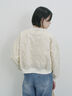 総刺繍シアーブルゾン（グレー/ブラック/キナリ）｜Samansa Mos2 blue（サマンサモスモス ブルー）通販