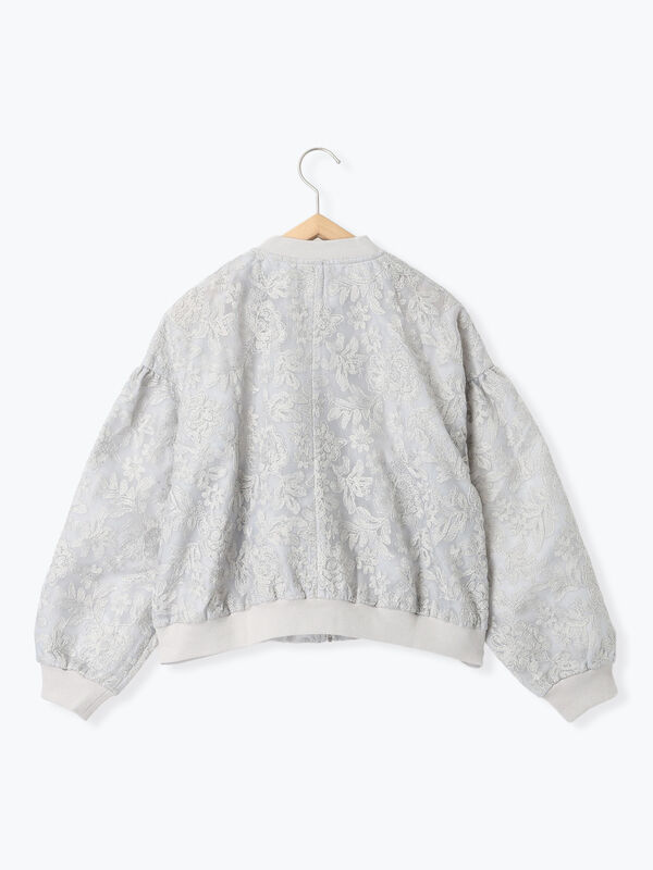 Sov.（ソブ）の「刺繍付きシースルーブルゾン（ブルゾン）」 - WEAR