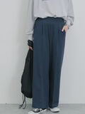 タックストレートパンツ（ネイビー）｜Samansa Mos2 blue（サマンサモスモス ブルー）通販