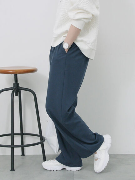 タックストレートパンツ（グレー/ライトベージュ/ベージュ/ネイビー）｜Samansa Mos2 blue（サマンサモスモス ブルー）通販