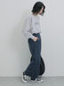 タックストレートパンツ（グレー/ライトベージュ/ベージュ/ネイビー）｜Samansa Mos2 blue（サマンサモスモス ブルー）通販