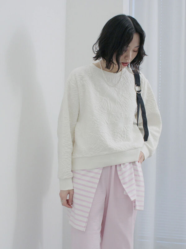 美品♡ダンボールプルオーバー オフホワイト 【公式通販】
