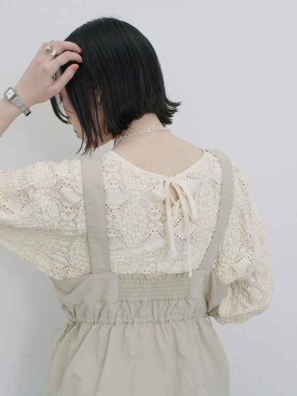 セール】 フロントジップドロストビスチェ（グレー/ブラック