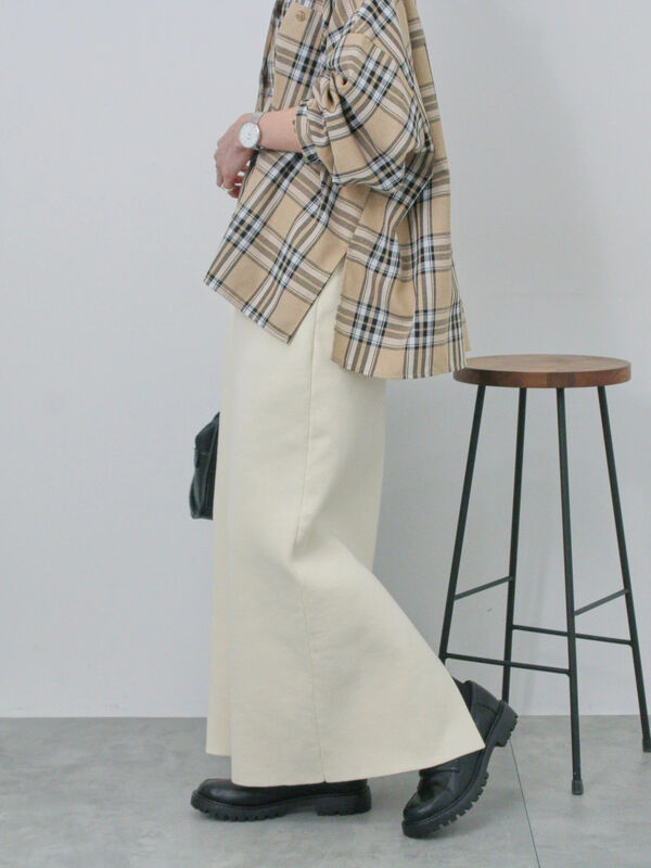 ◎ニットタイトスカート（オフホワイト）｜Samansa Mos2 blue（サマンサモスモス ブルー）通販