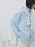 【接触冷感】マルチスタイルシャツ（サックスブルー）｜Samansa Mos2 blue（サマンサモスモス ブルー）通販