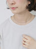 ハシゴレース付きフレンチTシャツ（オフホワイト/チャコールグレー/Ｓグレー）｜Samansa Mos2 blue（サマンサモスモス ブルー）通販