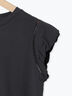 ハシゴレース付きフレンチTシャツ（オフホワイト/チャコールグレー/Ｓグレー）｜Samansa Mos2 blue（サマンサモスモス ブルー）通販