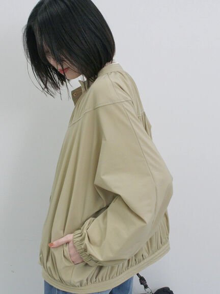 ドルマンギャザーブルゾン（グレー/ベージュ/キナリ）｜Samansa Mos2 blue（サマンサモスモス ブルー）通販