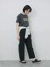 【接触冷感】タックパンツ（チャコールグレー/ブラック/ライトベージュ/ブルー）｜Samansa Mos2 blue（サマンサモスモス ブルー）通販