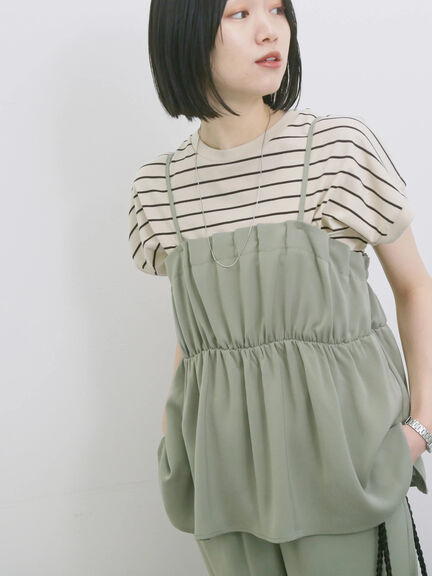 クードシャンス 小紋柄ラッフルブラウス｜Yahoo!フリマ（旧