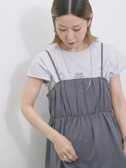 シャツ・ブラウス|Samansa Mos2 blue(サマンサモスモス ブルー シャツ・ブラウス|Samansa Mos2 blue(サマンサモスモス ブルー