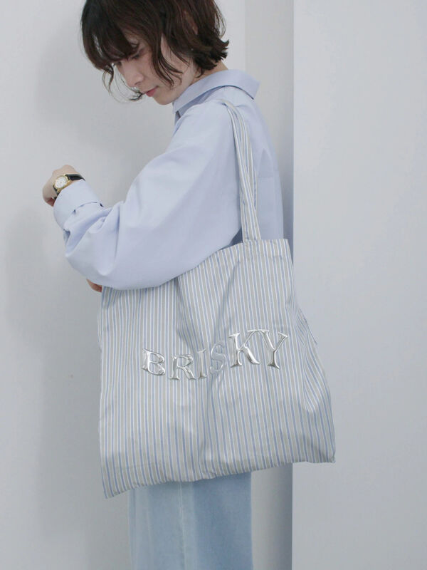 メタルプリントトート（グレー）｜Samansa Mos2 blue（サマンサモスモス ブルー）通販