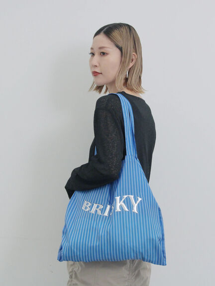 メタルプリントトート（オフホワイト/シルバー/グレー/ブルー）｜Samansa Mos2 blue（サマンサモスモス ブルー）通販
