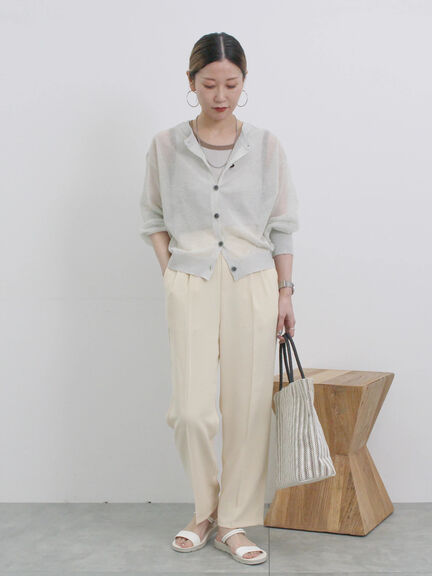 【ふっくらクッション】2wayフラットサンダル（オフホワイト/グレー/ブラック）｜Samansa Mos2 blue（サマンサモスモス ブルー）通販