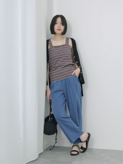 【ふっくらクッション】2wayフラットサンダル（オフホワイト/グレー/ブラック）｜Samansa Mos2 blue（サマンサモスモス ブルー）通販