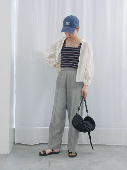 【ふっくらクッション】2wayフラットサンダル（オフホワイト/グレー/ブラック）｜Samansa Mos2 blue（サマンサモスモス ブルー）通販
