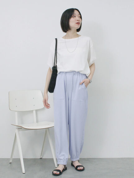 【ふっくらクッション】2wayフラットサンダル（オフホワイト/グレー/ブラック）｜Samansa Mos2 blue（サマンサモスモス ブルー）通販