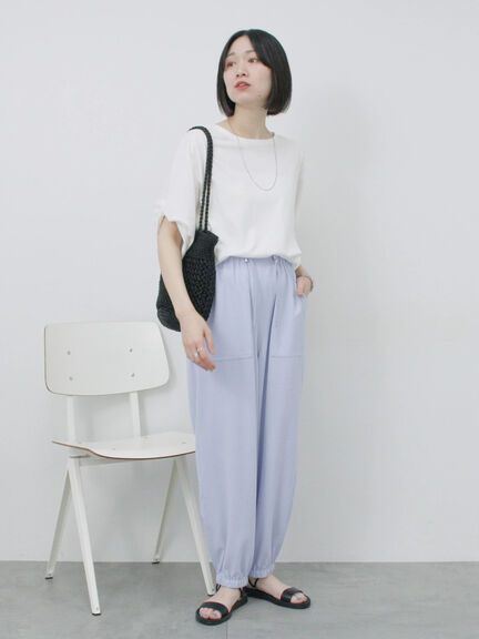 【ふっくらクッション】2wayフラットサンダル（オフホワイト/グレー/ブラック）｜Samansa Mos2 blue（サマンサモスモス ブルー）通販