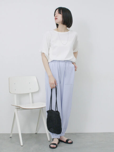 【ふっくらクッション】2wayフラットサンダル（オフホワイト/グレー/ブラック）｜Samansa Mos2 blue（サマンサモスモス ブルー）通販