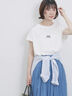 フレンチスリーブTシャツ（オフホワイト）｜Samansa Mos2 blue（サマンサモスモス ブルー）通販