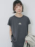 フレンチスリーブTシャツ（オフホワイト/チャコールグレー/サックスブルー/ラベンダー/Ｓグレー）｜Samansa Mos2 blue（サマンサモスモス ブルー）通販