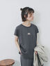 フレンチスリーブTシャツ（オフホワイト/チャコールグレー/サックスブルー/ラベンダー/Ｓグレー）｜Samansa Mos2 blue（サマンサモスモス ブルー）通販