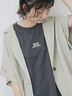 フレンチスリーブTシャツ（オフホワイト/チャコールグレー/サックスブルー/ラベンダー/Ｓグレー）｜Samansa Mos2 blue（サマンサモスモス ブルー）通販
