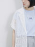 フレンチスリーブTシャツ（オフホワイト/チャコールグレー/サックスブルー/ラベンダー/Ｓグレー）｜Samansa Mos2 blue（サマンサモスモス ブルー）通販