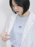 フレンチスリーブTシャツ（オフホワイト/チャコールグレー/サックスブルー/ラベンダー/Ｓグレー）｜Samansa Mos2 blue（サマンサモスモス ブルー）通販