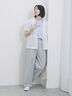 フレンチスリーブTシャツ（オフホワイト/チャコールグレー/サックスブルー/ラベンダー/Ｓグレー）｜Samansa Mos2 blue（サマンサモスモス ブルー）通販