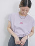 フレンチスリーブTシャツ（オフホワイト/チャコールグレー/サックスブルー/ラベンダー/Ｓグレー）｜Samansa Mos2 blue（サマンサモスモス ブルー）通販